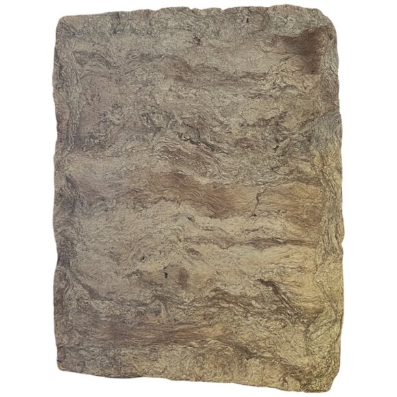 Vintage Mexican Amate Bark Painting – Floral Hand-Painted FOLK ART w/ Burlap Mat - Picture 9 of 16